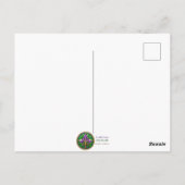 Carte Postale Retro 50s Mardi Gras Martini Cocktail Party (Dos)