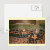 Carte Postale Retro, Airport Cocktail Lounge Vintage (Devant / Derrière)