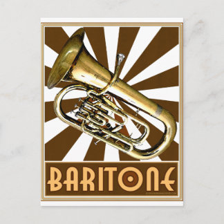 Carte Postale Retro Baritone