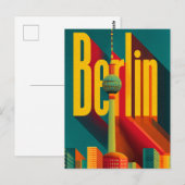 Carte Postale Rétro Berlin (Devant / Derrière)