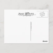 Carte postale Retro Black and White Dice (Dos)