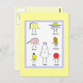 Carte postale Retro Blank Art (Devant / Derrière)