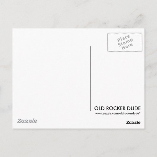 Carte Postale Retro Blues Juke Joint (Dos)