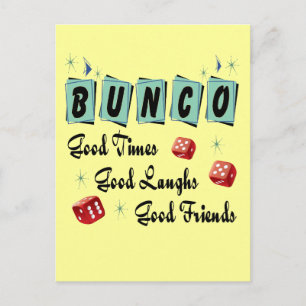 Carte Postale Retro Bunco