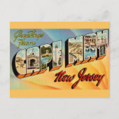 Carte postale Retro Cape May NJ (Devant)