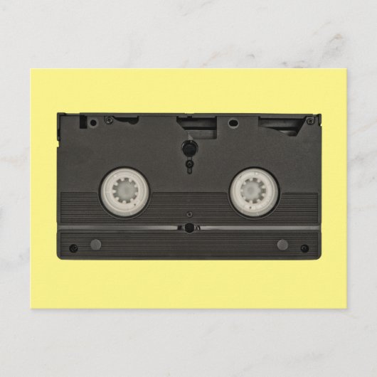 Carte Postale Retro Cassette VHS (Devant)