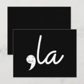 Carte Postale Retro Cat Comma La Kamala Harris Pour Président 24 (Devant / Derrière)