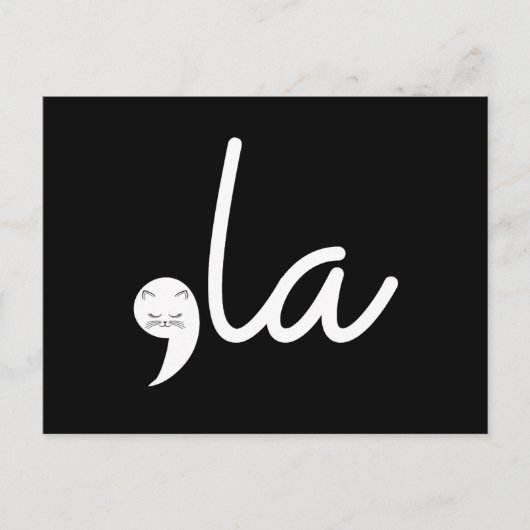 Carte Postale Retro Cat Comma La Kamala Harris Pour Président 24 (Devant)