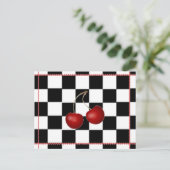 Carte postale Retro ~ Cherry Summertime (Debout devant)