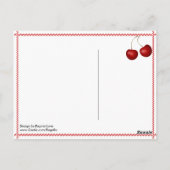 Carte postale Retro ~ Cherry Summertime (Dos)