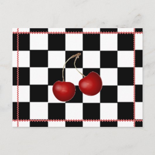 Carte postale Retro ~ Cherry Summertime (Devant)