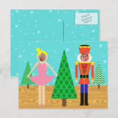 Carte postale Retro Christmas Toy Parade (Devant / Derrière)