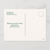 Carte postale Retro Christmas Tree Holiday (Dos)