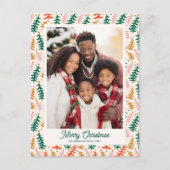 Carte postale Retro Christmas Tree Holiday (Devant)