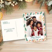 Carte postale Retro Christmas Tree Holiday