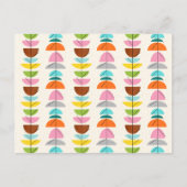 Carte postale Retro Colorée Nids (Devant)