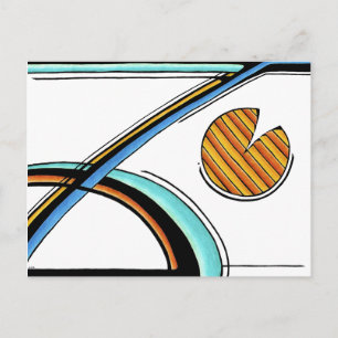 Carte Postale Retro Customizable Postcard