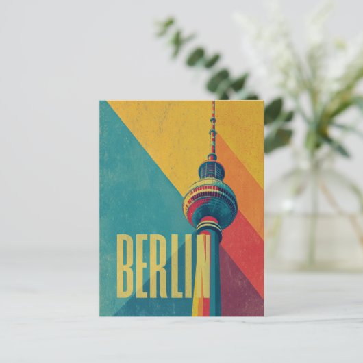 Carte Postale Rétro de Berlin (Debout devant)