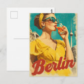 Carte Postale Rétro de Berlin les années 50 (Devant / Derrière)