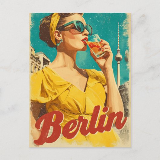 Carte Postale Rétro de Berlin les années 50 (Devant)