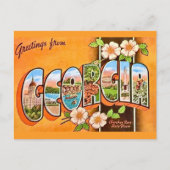 Carte postale rétro de Géorgie (Devant)