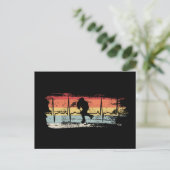 Carte Postale Rétro de hockey sur glace (Debout devant)