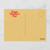 Carte postale rétro de la Saint-Valentin américain (Dos)