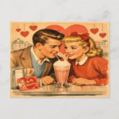 Carte postale rétro de la Saint-Valentin américain (Devant)