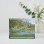 Carte postale rétro de lac (Debout devant)