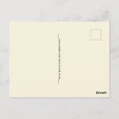 Carte postale rétro de Washington DC (Dos)