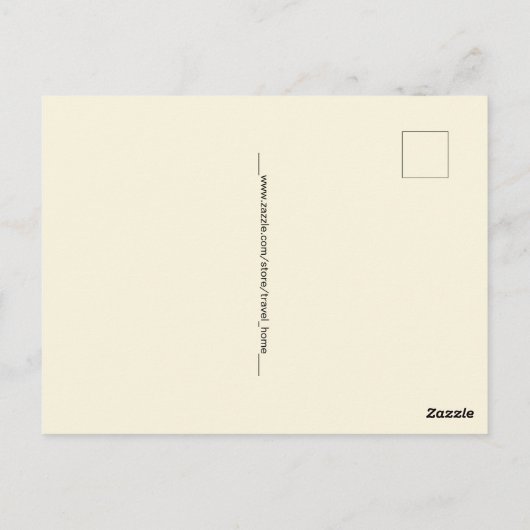 Carte postale rétro de Washington DC (Dos)