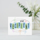 Carte Postale Retro design Heart Transplant Destinataire (Debout devant)