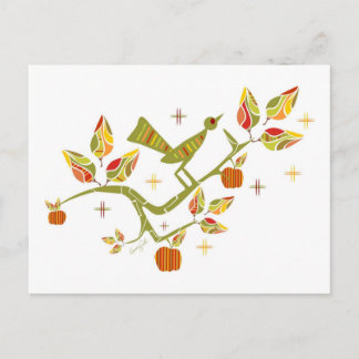 Carte Postale Retro Fall