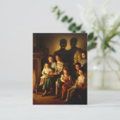 Carte Postale Rétro Famille Noël Horreur (Debout devant)