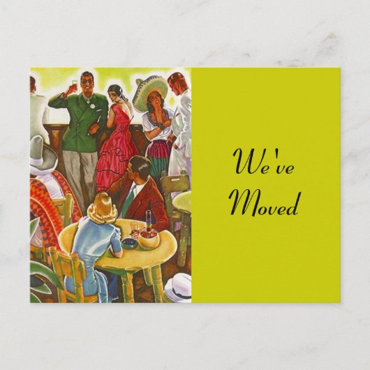 Carte postale Rétro Fête Sud-Ouest Adresse nouvell (Devant)