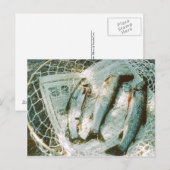 Carte postale Retro Fishing Net and Trout (Devant / Derrière)