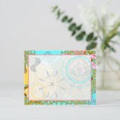 Carte postale Retro Floral 1 (Debout devant)