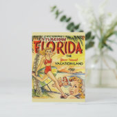 Carte postale Retro Florida Vacances (Debout devant)