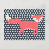 Carte Postale Retro Fox (Devant)