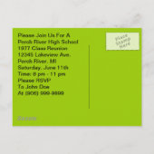 Carte Postale Retro Fun Class Reunion Party Bash C (Dos)