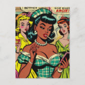 Carte Postale Retro Girls Comics (Devant)