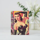 Carte Postale Retro Glam Girl (Debout devant)