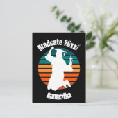 Carte Postale Retro Graduate Jumping pour Joy Rainbow (Debout devant)