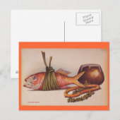 Carte Postale Retro Hawaiian Luau (Devant / Derrière)