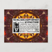 CARTE POSTALE RETRO HEUREUX SALUT D'ANNIVERSAIRE (Devant)