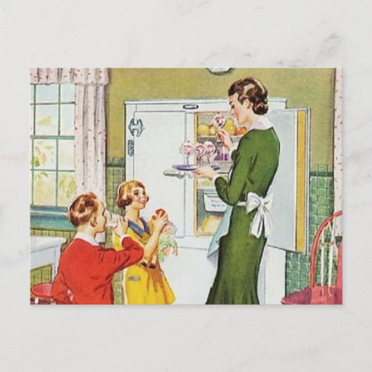 Carte Postale Retro Housewife (Devant)