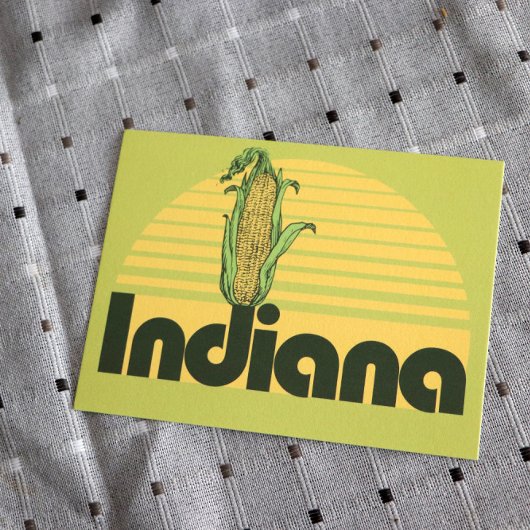 Carte Postale Retro Indiana
