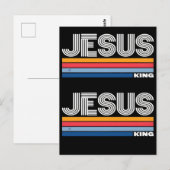 Carte Postale Rétro jésus roi chrétien  (Devant / Derrière)