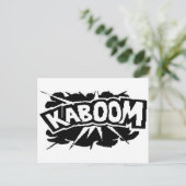 Carte Postale Retro KABOOM ! Blast - Noir & Blanc (Debout devant)