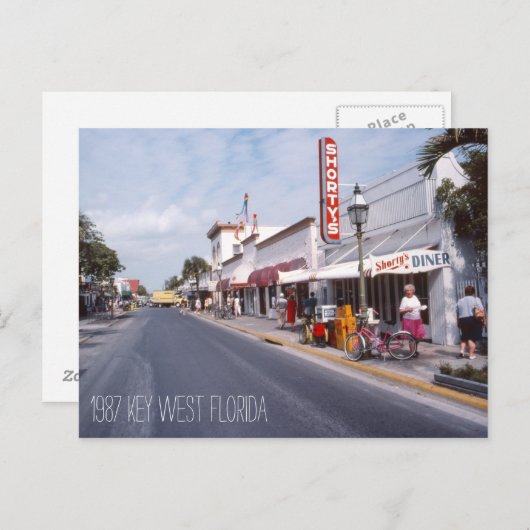 Carte postale Retro Key West Florida (Devant / Derrière)